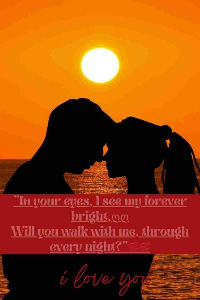 Propose Shayari In English