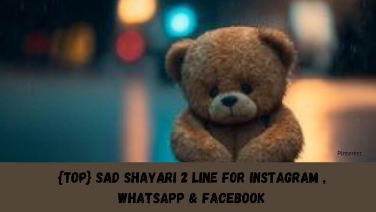 {TOP} Sad Shayari 2 Line For Instagram , WhatsApp & Facebook