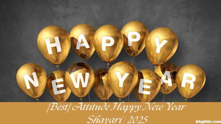 {Best} Attitude Happy New Year Shayari | 2025