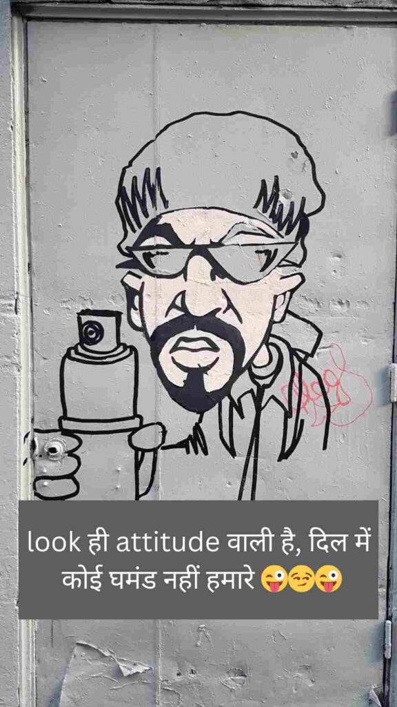 look ही attitude वाली है, दिल में कोई घमंड नहीं हमारे 😜😏😜