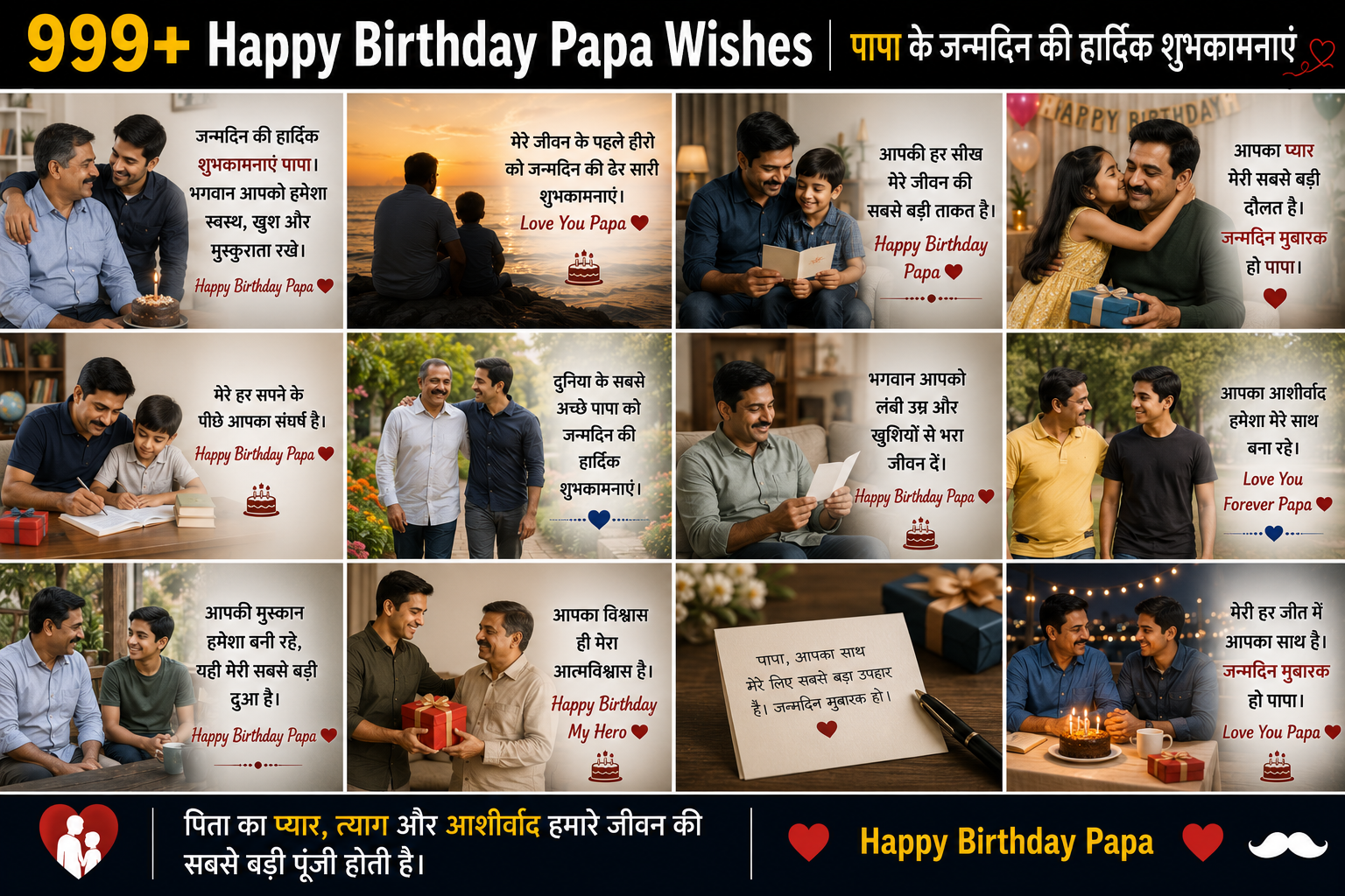 Happy Birthday Papa Wishes