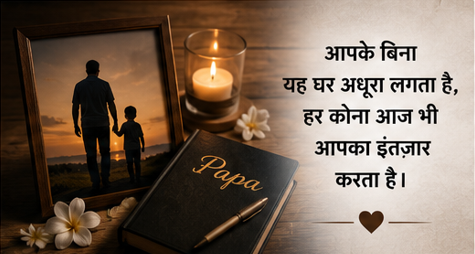 पापा की यादें और शायरी